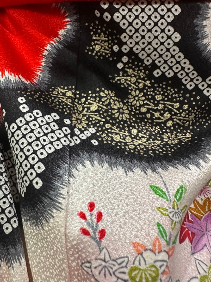 正絹　七五三　着物　フルセット　7歳