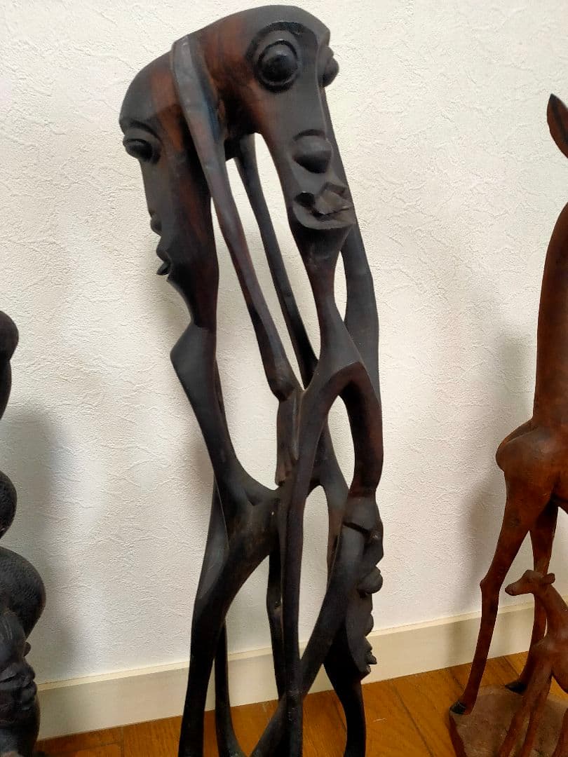 アフリカ　マコンデ等の彫刻コレクション　※マコンデ1体売却済の為ご注意願います。