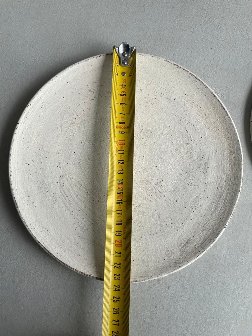 二階堂明弘 プレート 皿 パスタ皿 カレー皿 パン皿 ホワイト 2枚セット