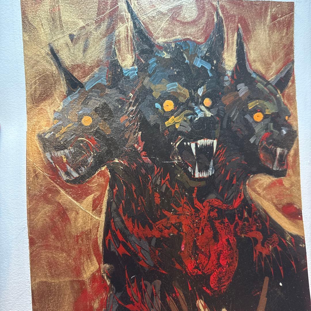 油彩『Kerberos』