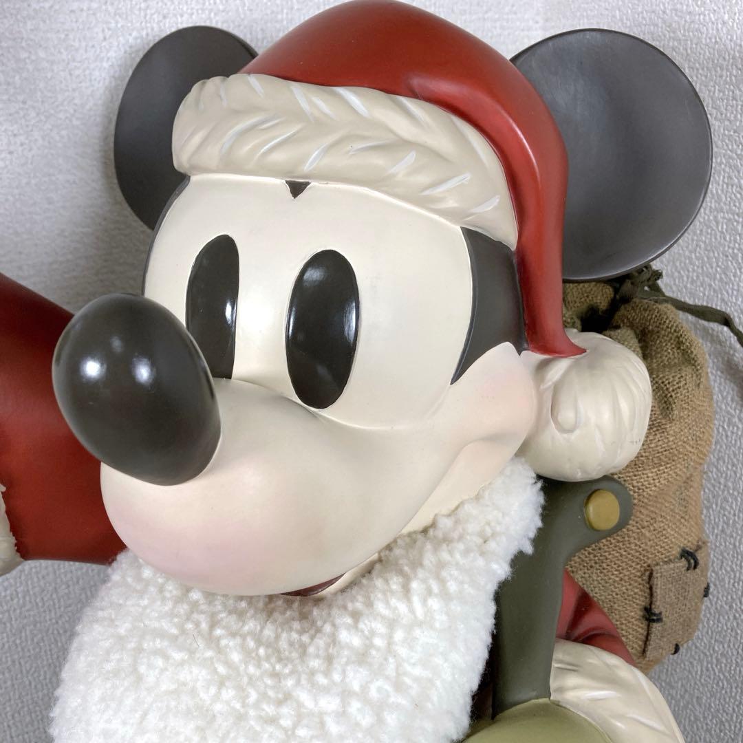 ディズニー75周年限定　特大　ミッキーマウス　サンタクロース　フィギュア　レア
