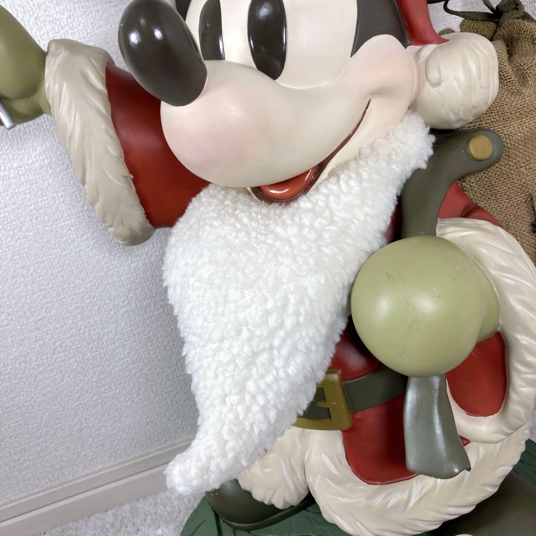 ディズニー75周年限定　特大　ミッキーマウス　サンタクロース　フィギュア　レア