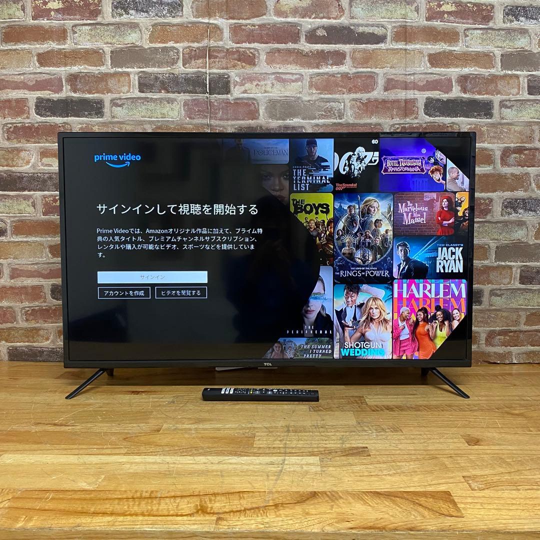 TCL 40V型 液晶テレビ スマートテレビ 40S515 ネット動画アプリ搭載
