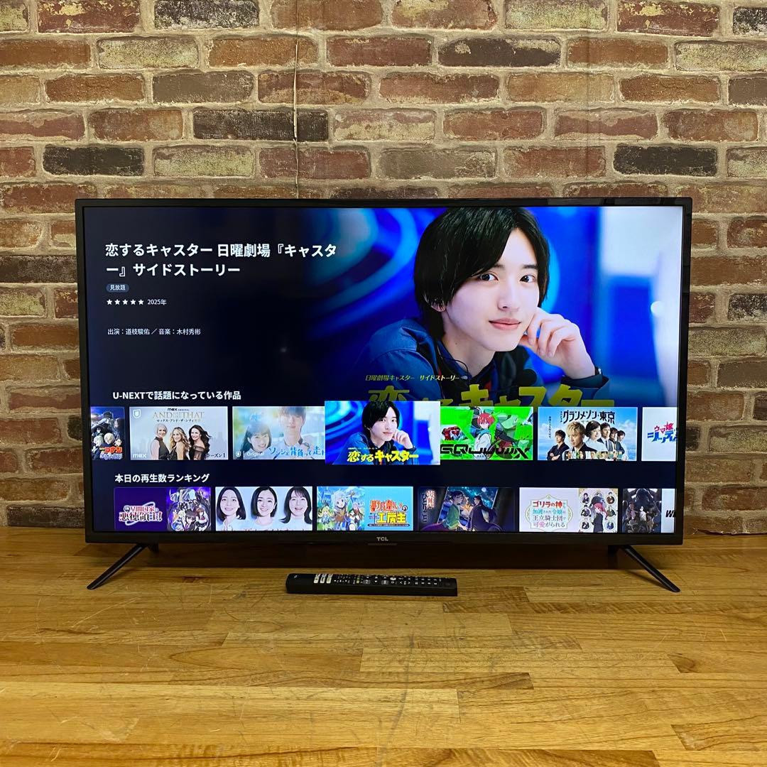TCL 40V型 液晶テレビ スマートテレビ 40S515 ネット動画アプリ搭載