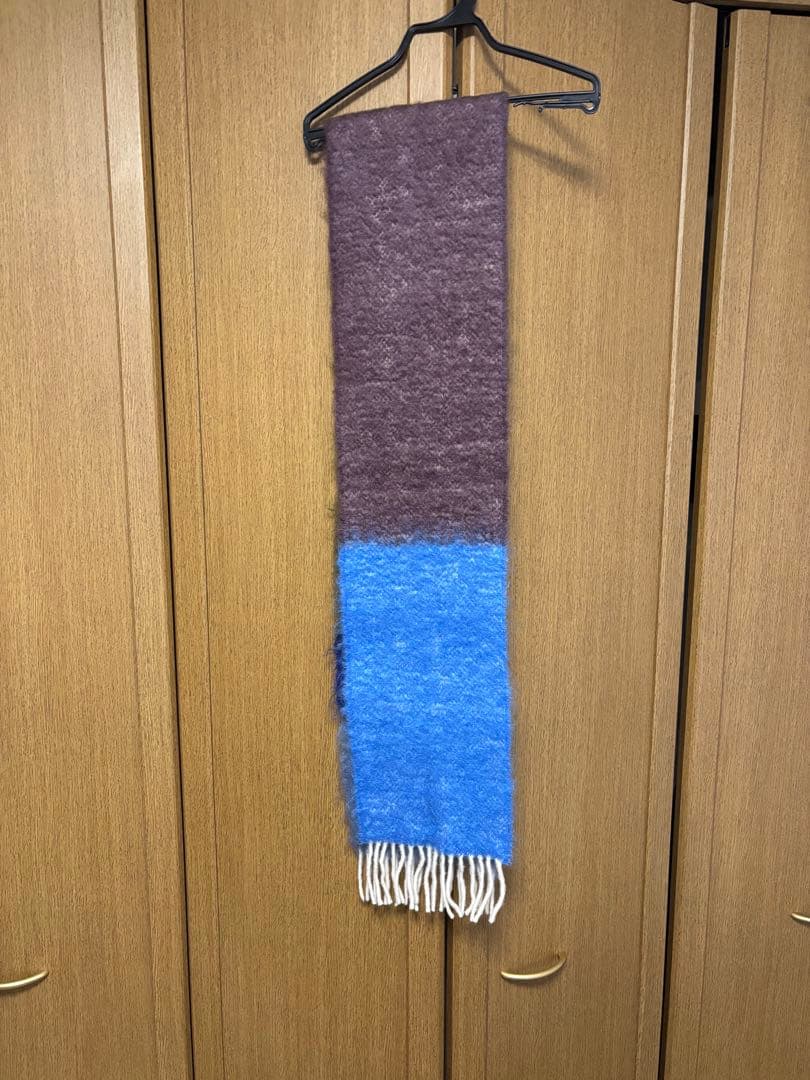 ｋ*ｓ様 LOEWE マフラー　ロエベ オリーブ グリーン ブルー　モヘア