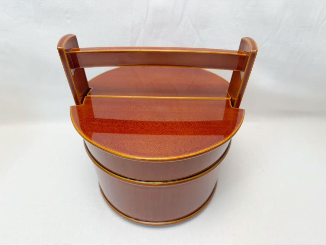 未使用 茶道具 飛騨高山 春慶塗 手桶水指煎茶道具 茶器 木工芸