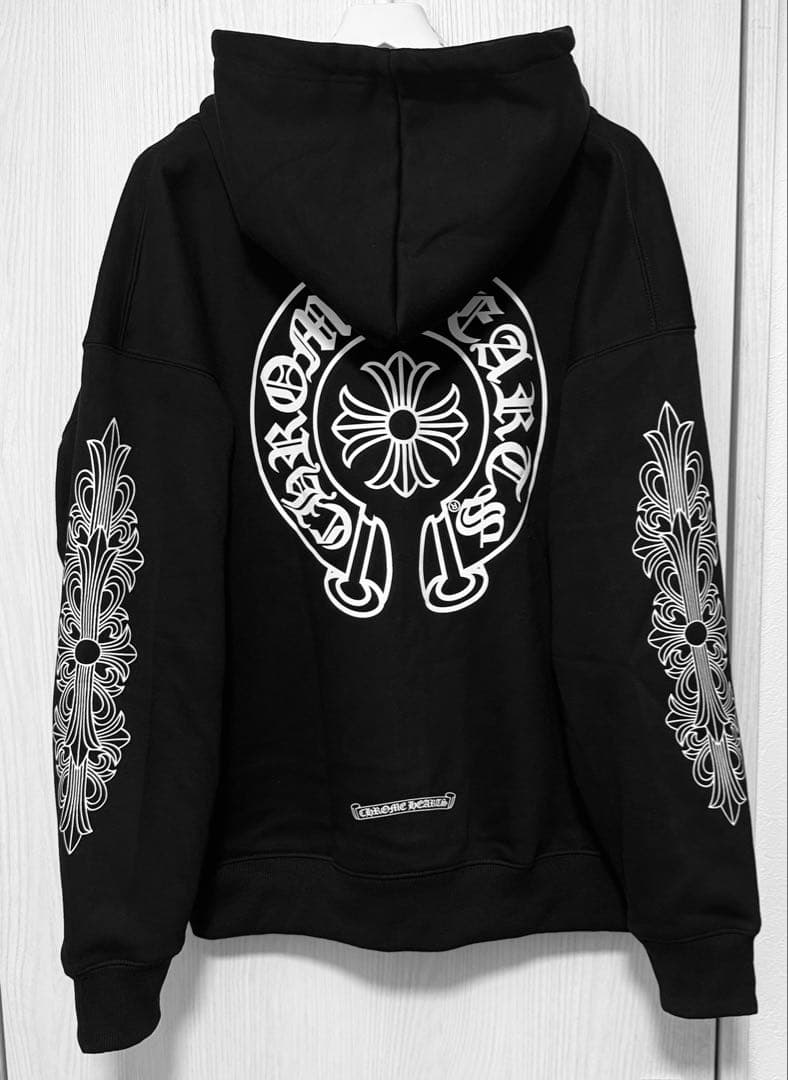 CHROME HEARTS 厚手フリース生地パーカー男女兼用