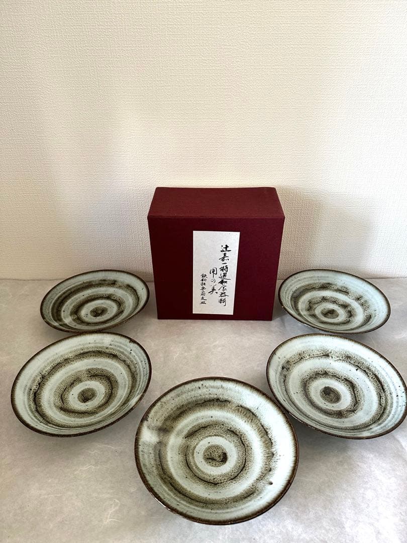 【未使用】辻嘉一　特選和食器揃　用の美　料亭辻留 全60点　12種×5客　解説書