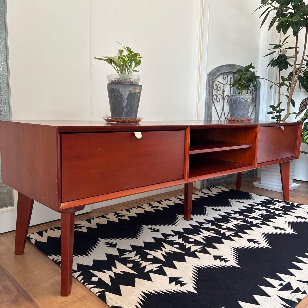 北欧ヴィンテージ調　マホガニー　テレビボード　チーク　北欧　デンマーク家具