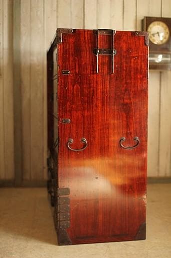 綺麗な庄内時代箪笥　5段　総桐材　タンス　収納　古家具　古民家　時代家具