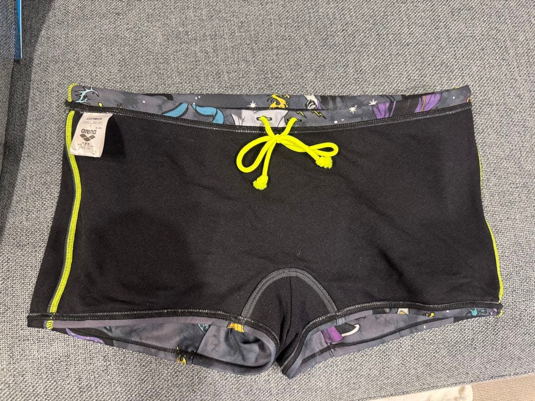 arena ディズニーヴィランズ 練習用水着 キャップ プルーフバッグ3点セット