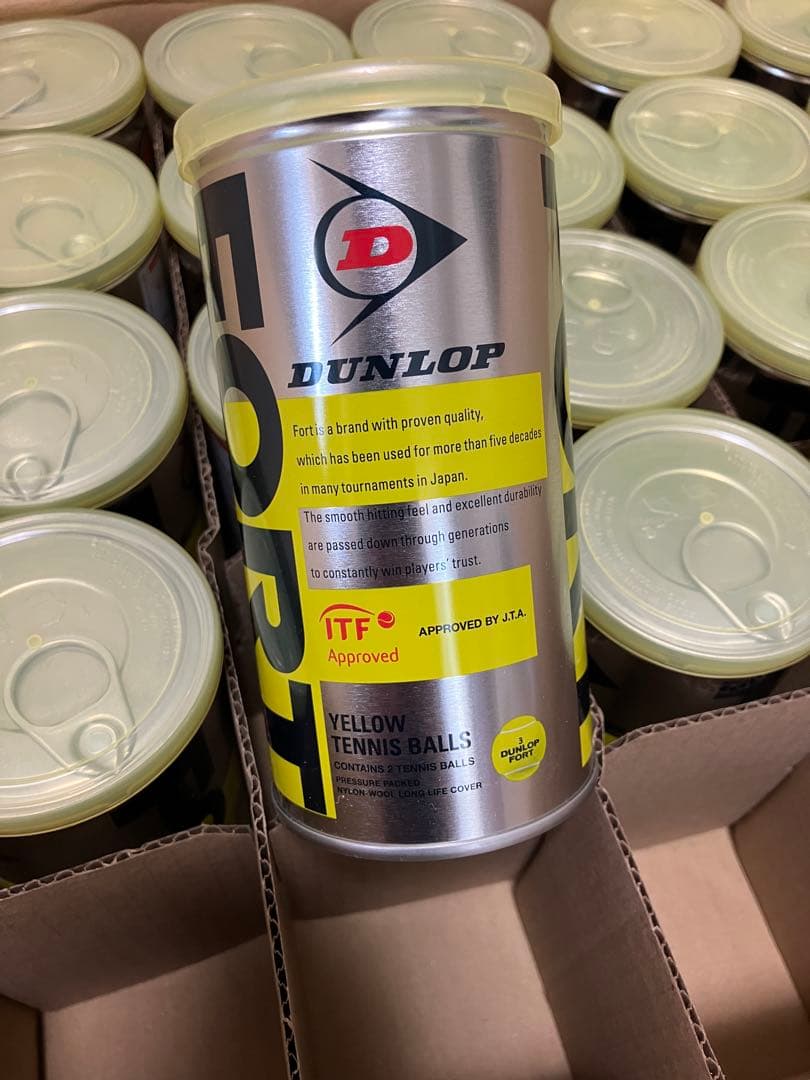 [値下げ] ダンロップ 硬式テニスボール フォート 2球入×20缶(40球)