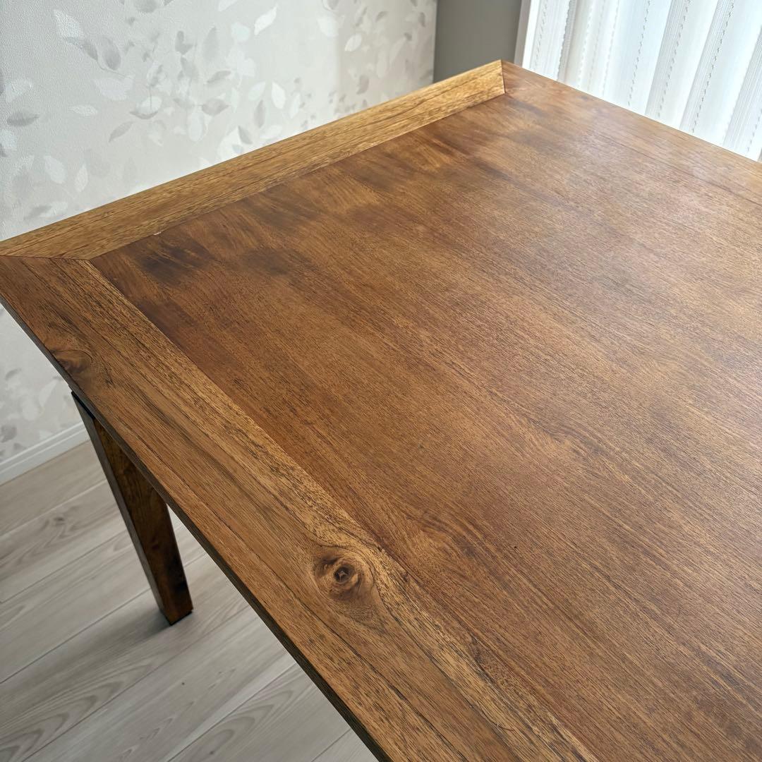 【ぺんたん】チーク無垢材 ダイニングテーブル190cm ☆店舗什器にも