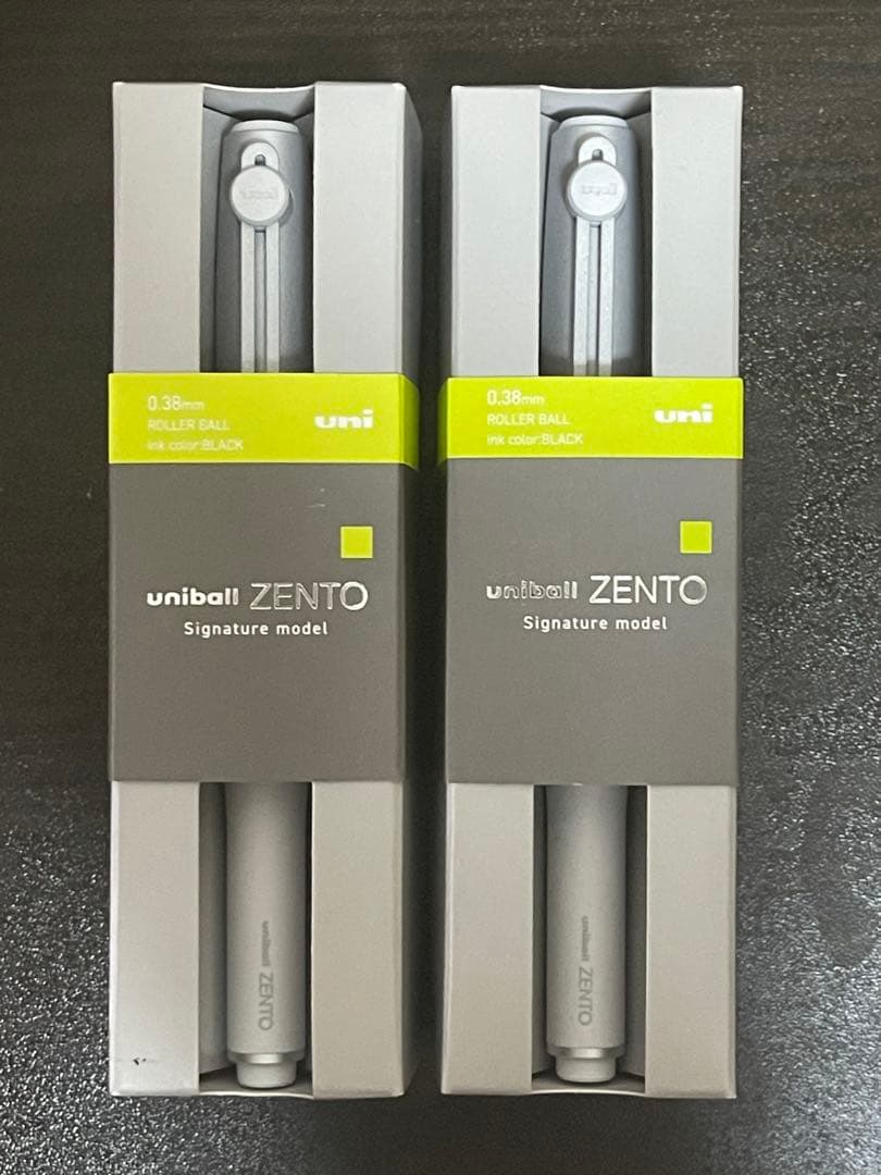 筆記具 uniball ZENTO Signature model 0.38mm