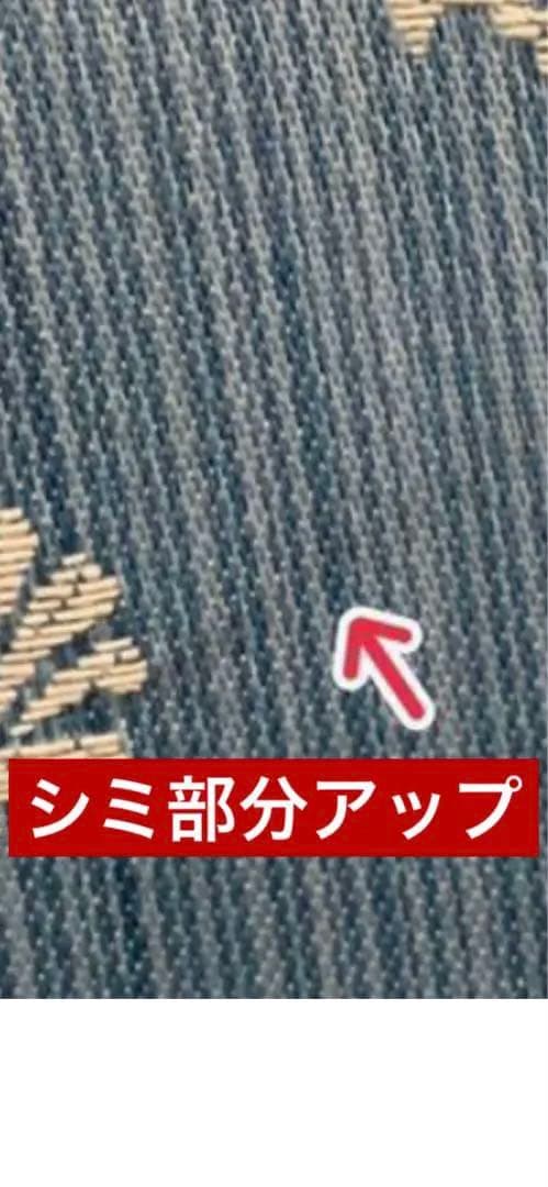 猫脚 ヴィンテージ♦️高級 シングルソファ♦️ダマスク柄♦️上品なくすみブルー♦️送料込