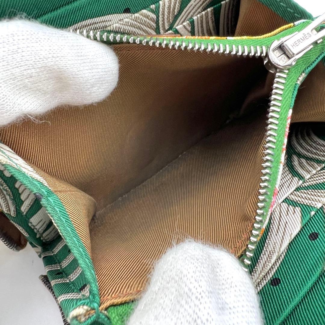 【希少・王者の虎】エルメス アザップ シルクイン コンパクト ゴールド