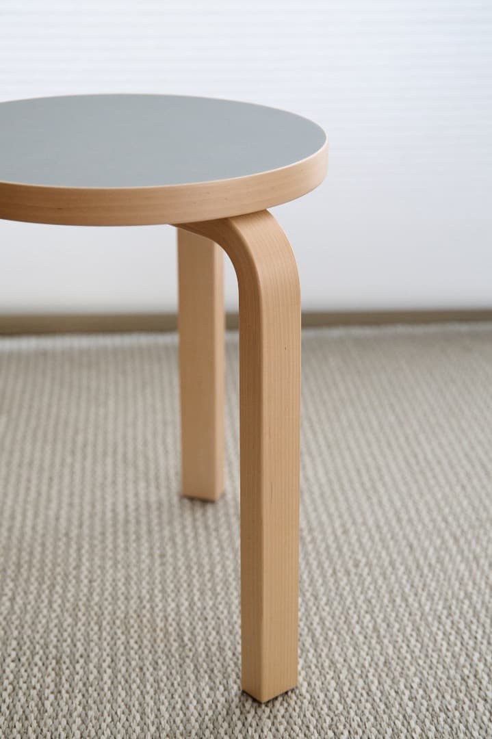 アルテック　スツール60 ３本脚　scope別注リノリウム ピューター