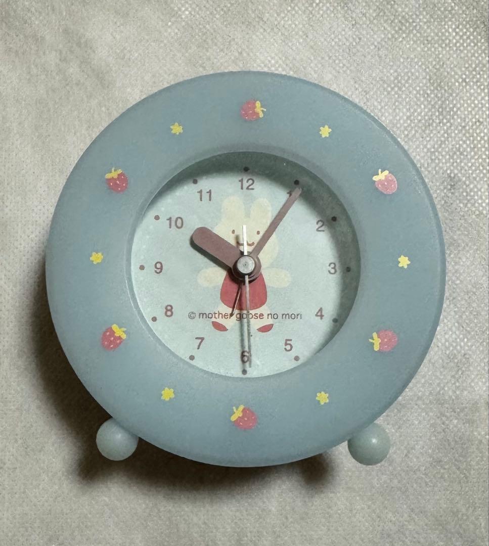 【希少】マザーグースの森　うさちゃん　目覚まし時計　当時物　希少　動作確認済