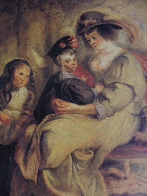 向井潤吉、【模写　エレーヌ・フールマンとその二児　ルーベンス】