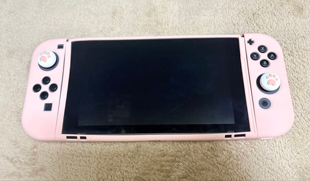 Nintendo Switch 本体 ピンクカバー付き