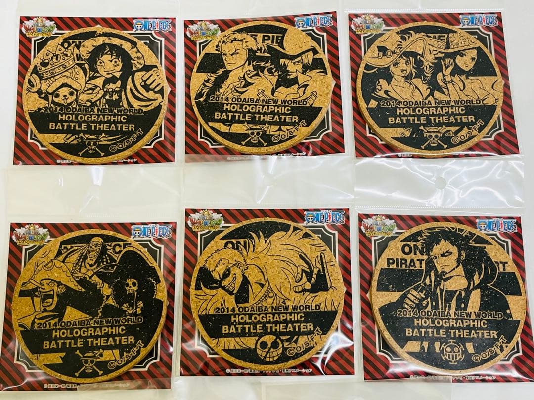 ワンピース 2014 お台場新大陸 限定 コルクコースター ナミ ハンコック