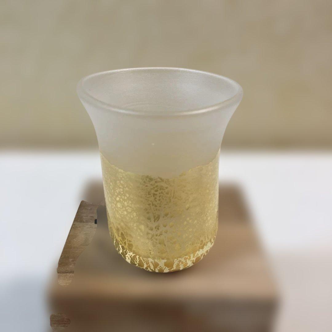 藤田喬平 手吹金彩ぐい呑み