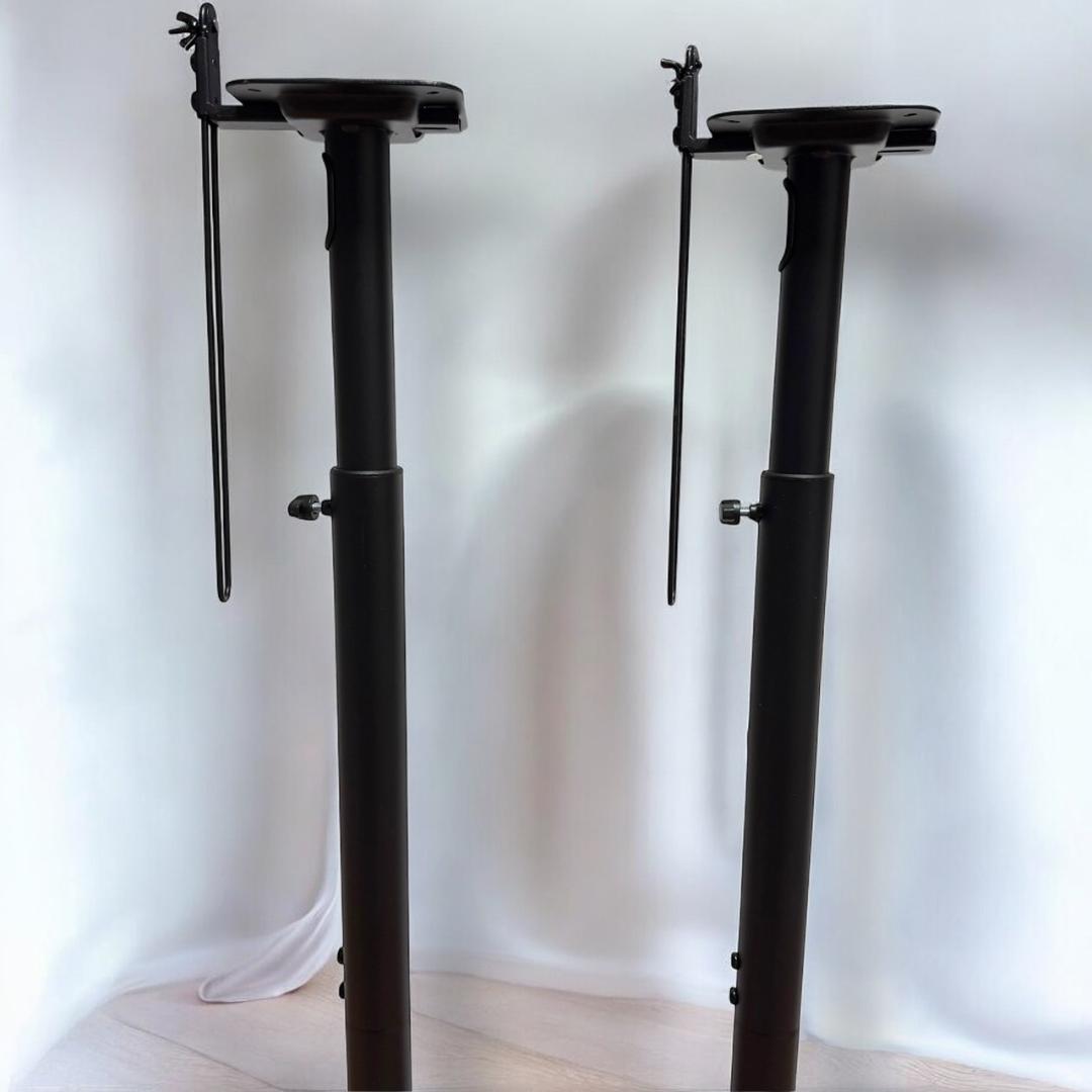 ☆美品 Eono PL5402-07 ブラック スピーカースタンド ペア