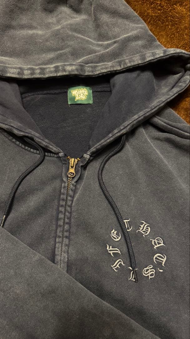 That's Life パーカー 紺色 ジップパーカー Mサイズ