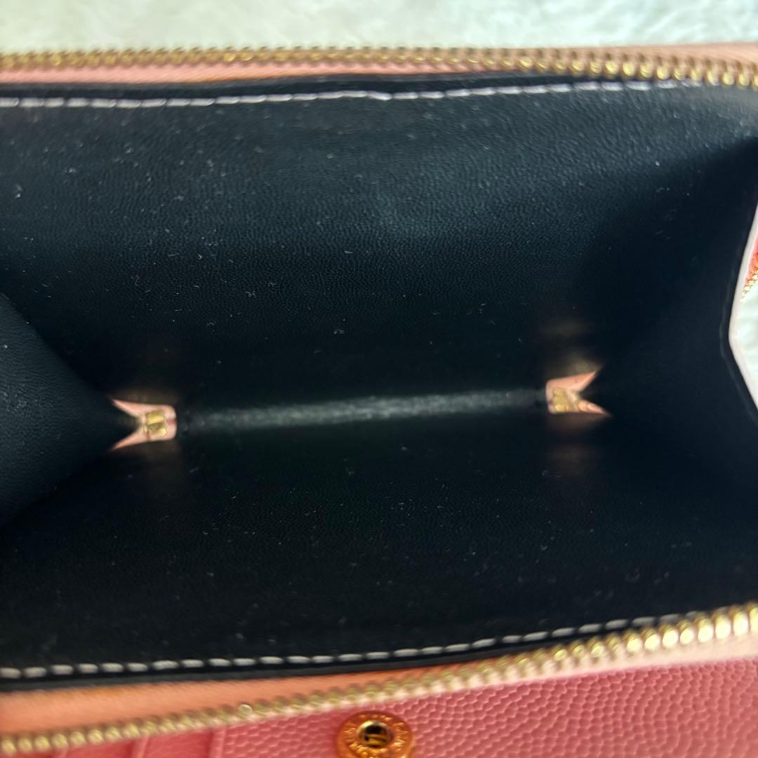 イヴサンローラン YSL 財布 コンパクト ピンク系 レディース