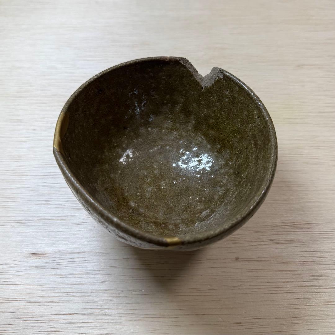 古唐津 青唐津 茶碗 陶片 桃山時代 江戸時代 金継ぎ 初期伊万里 古美術