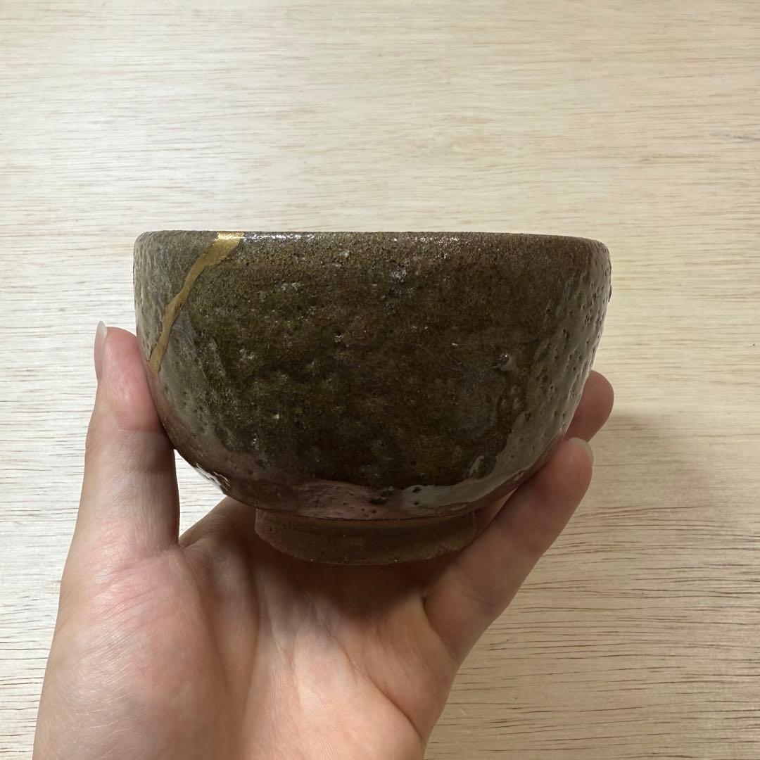 古唐津 青唐津 茶碗 陶片 桃山時代 江戸時代 金継ぎ 初期伊万里 古美術