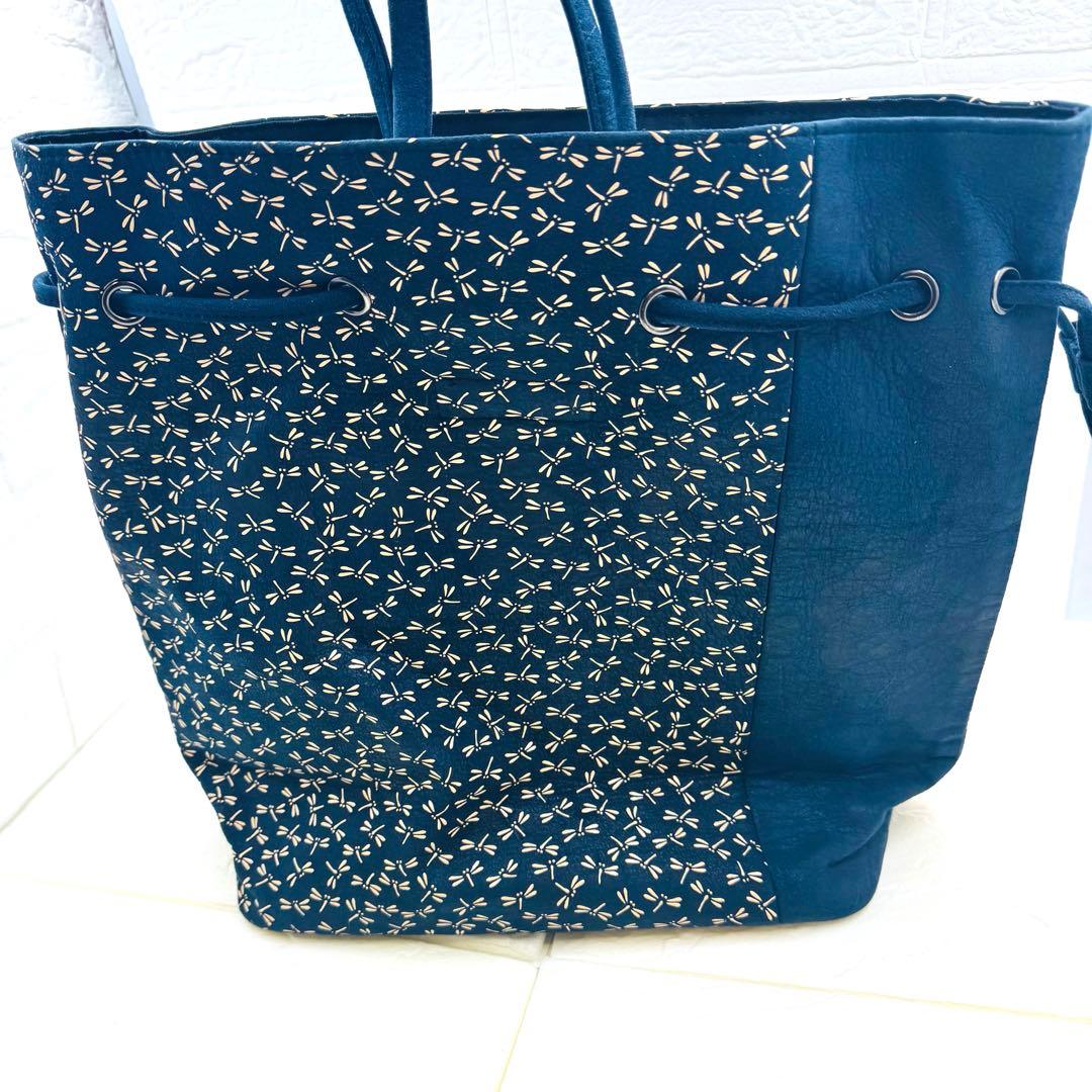 【超美品】✨印傳屋✨INDEN-YA❤️ バック ＆ 二つ折り財布　　とんぼ柄