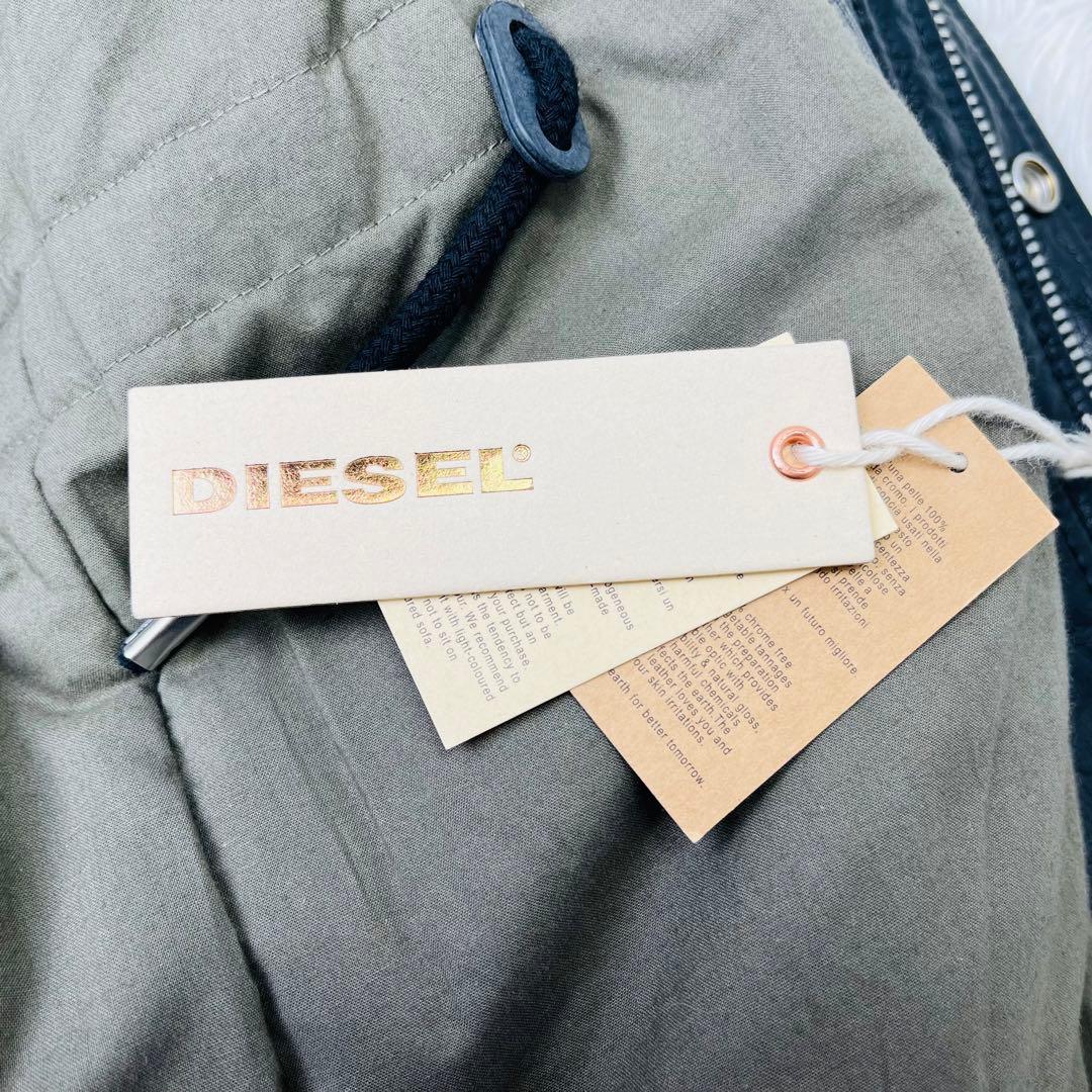 未使用タグ付✨ディーゼル レザージャケット M-65 レザー ミリタリー 本革