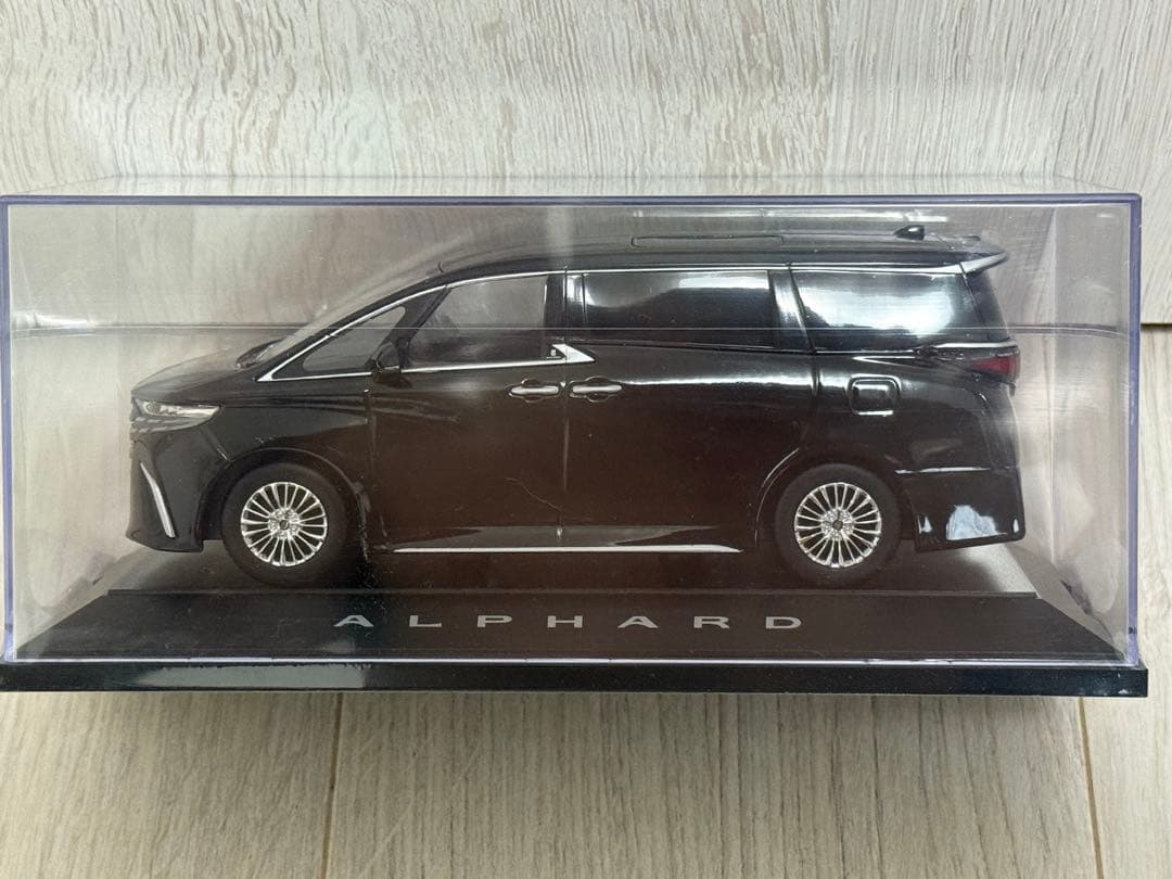 新品未使用☆トヨタ アルファード 40系 カラーサンプルミニカー＋プルバックカー