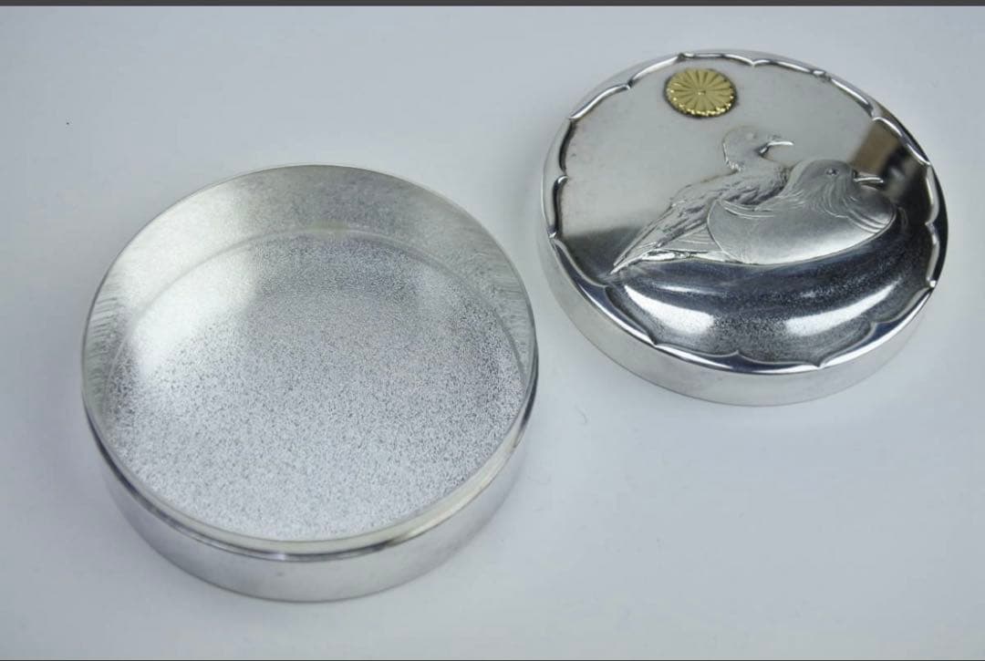 皇室ボンボニエール 天皇陛下 （皇太子徳仁親王殿下) ご成婚純銀ボンボニエール