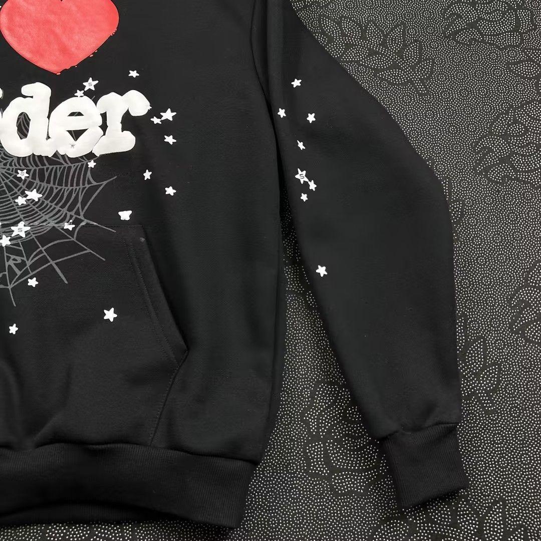 I ❤️ sp5der ブラックパーカー Sサイズ