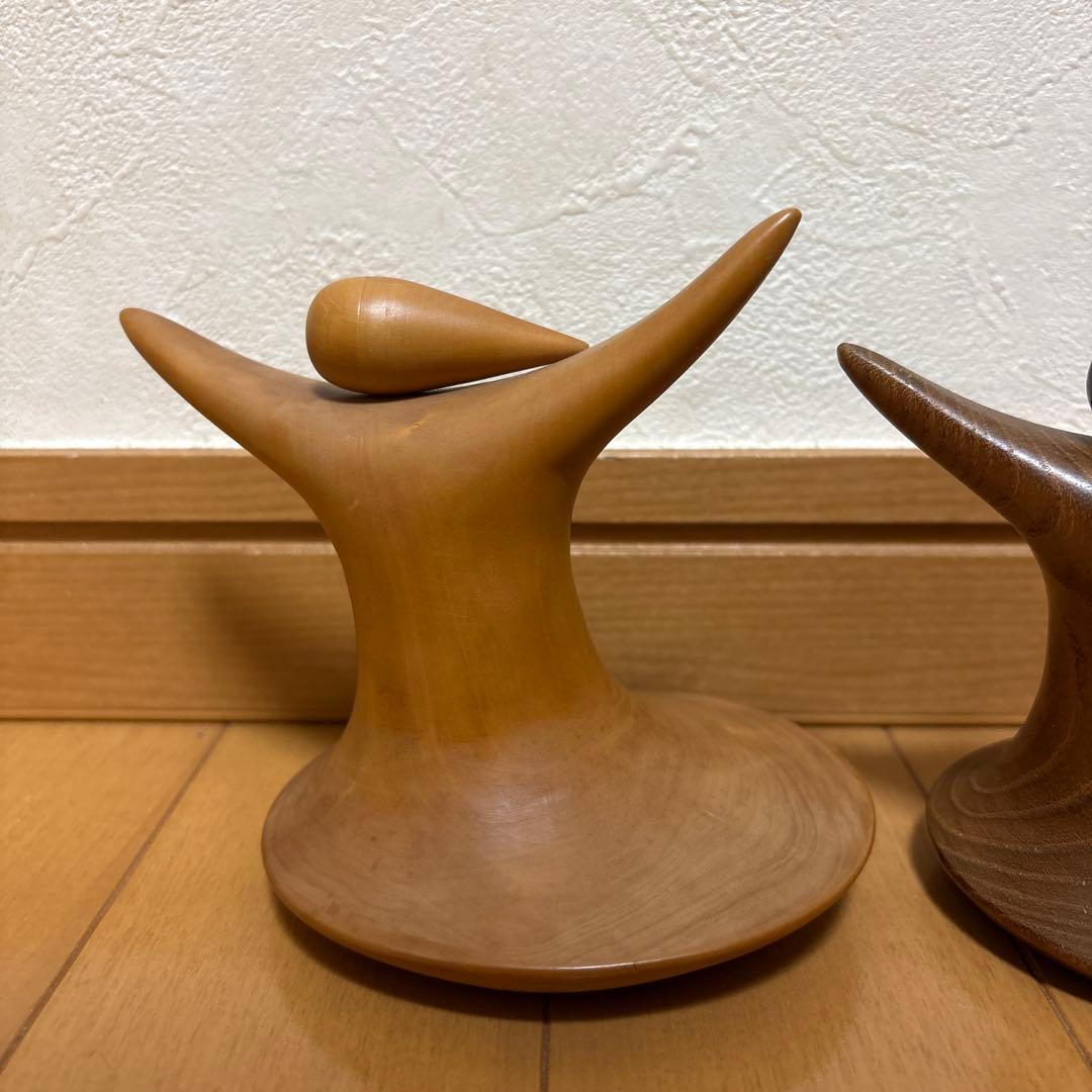 創作こけし　片瀬快平作品　2体組　KokeshiDoll