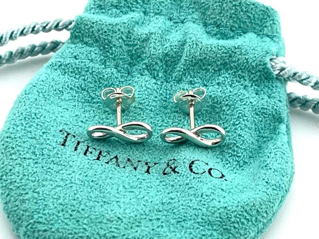 h959 美品　ティファニー　インフィニティ　ピアス　Ag 925 シルバー