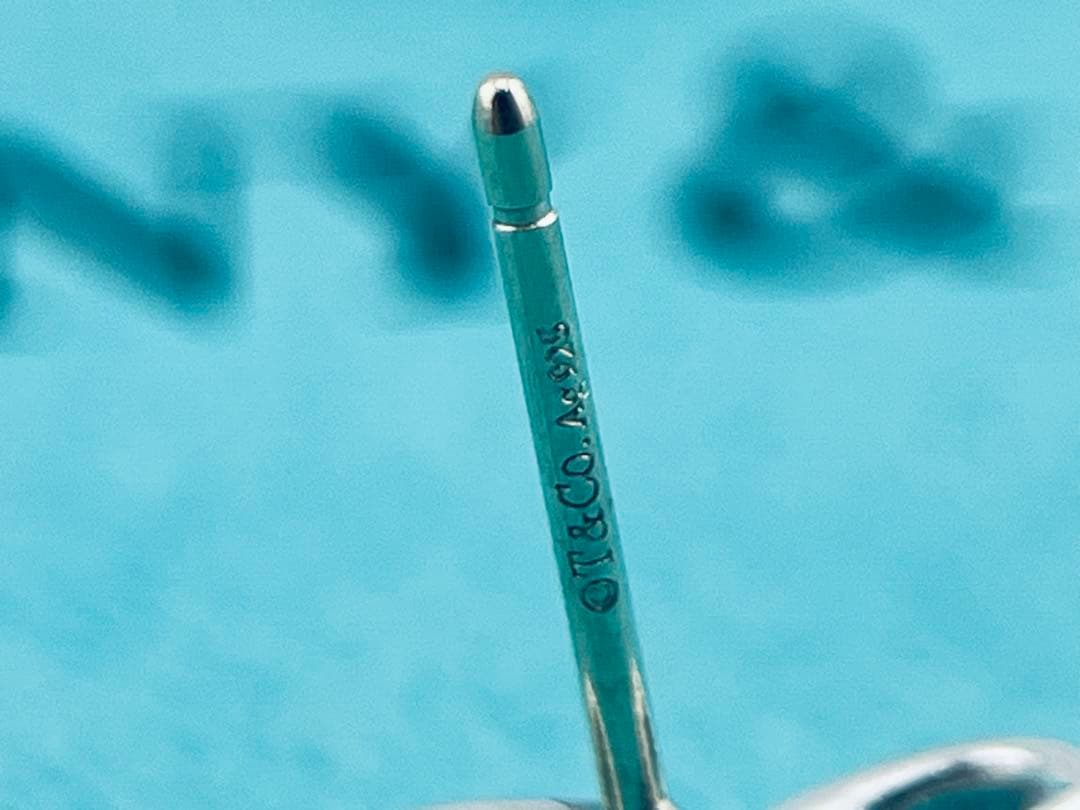 h959 美品　ティファニー　インフィニティ　ピアス　Ag 925 シルバー