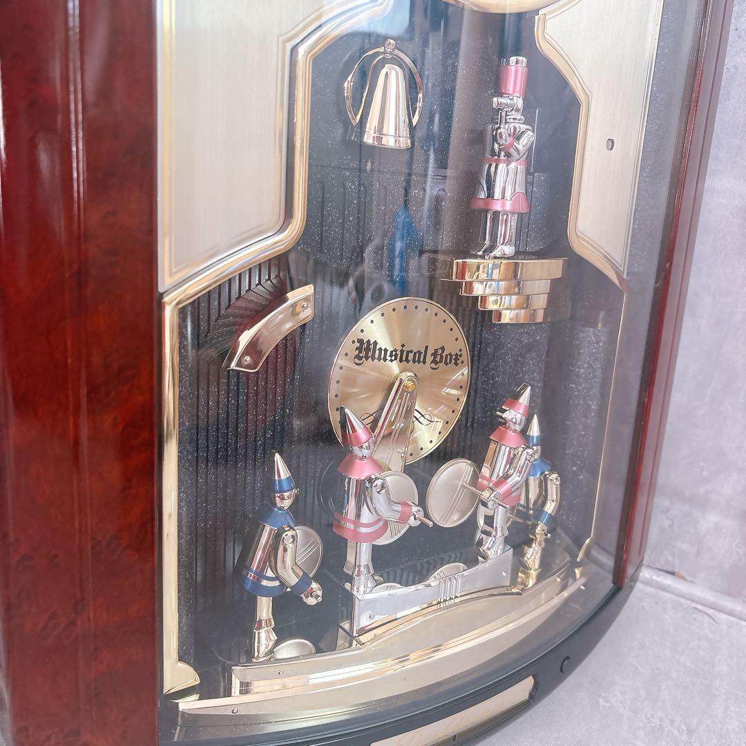 【未使用級】SEIKO 掛時計 ディスクドリーム RE532B からくり時計