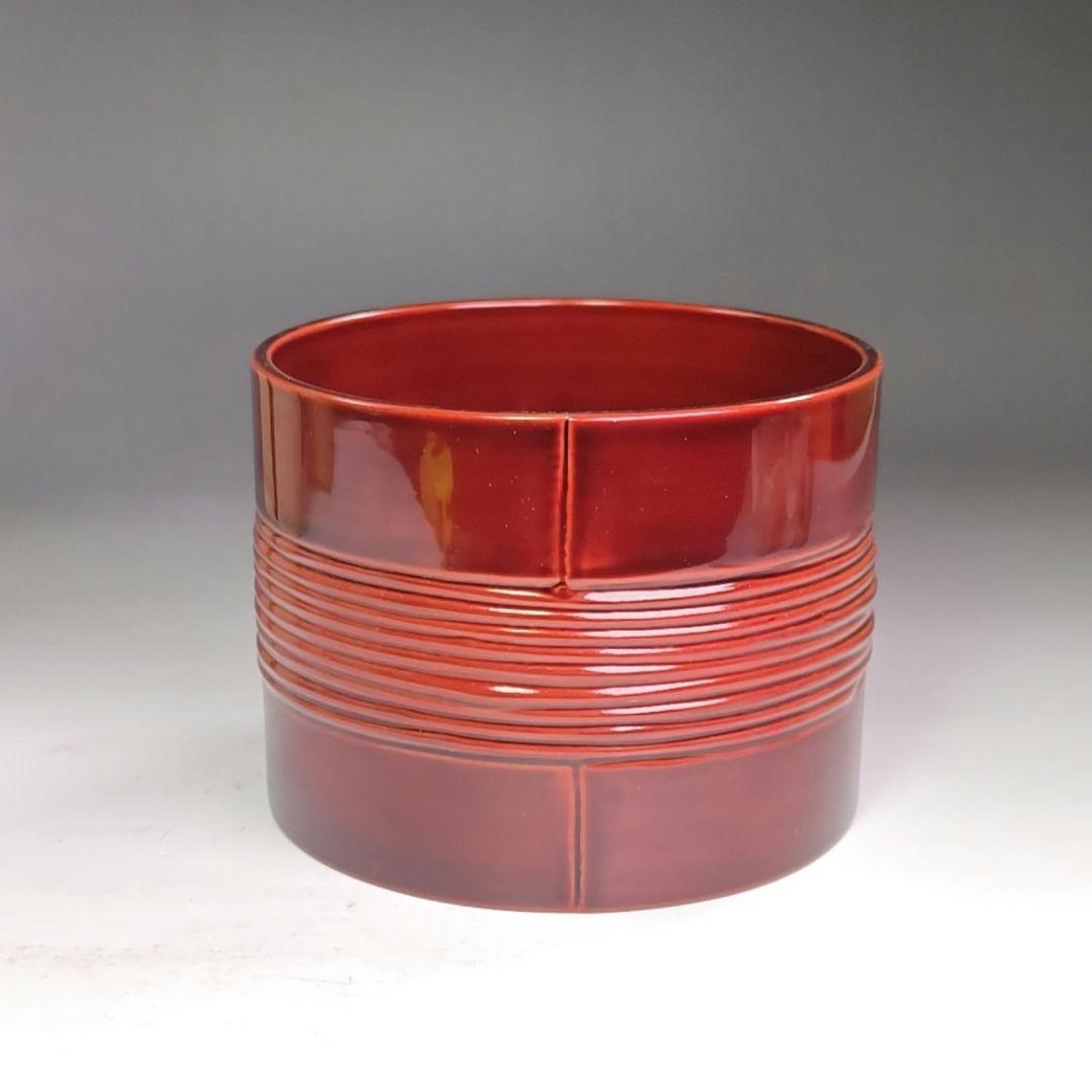 イ986 健水『中村宗悦』『鮨桶　健水　共箱』漆塗　茶道具