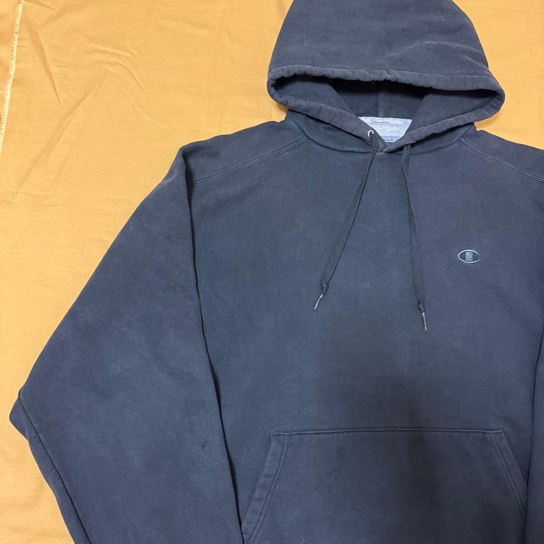 90s champion スーパーフーディ　スーパーフーディー　ブラック　XXL