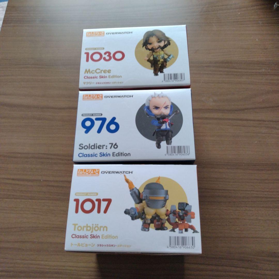 OVERWATCH ねんどろいど　フィギュア 3体セット