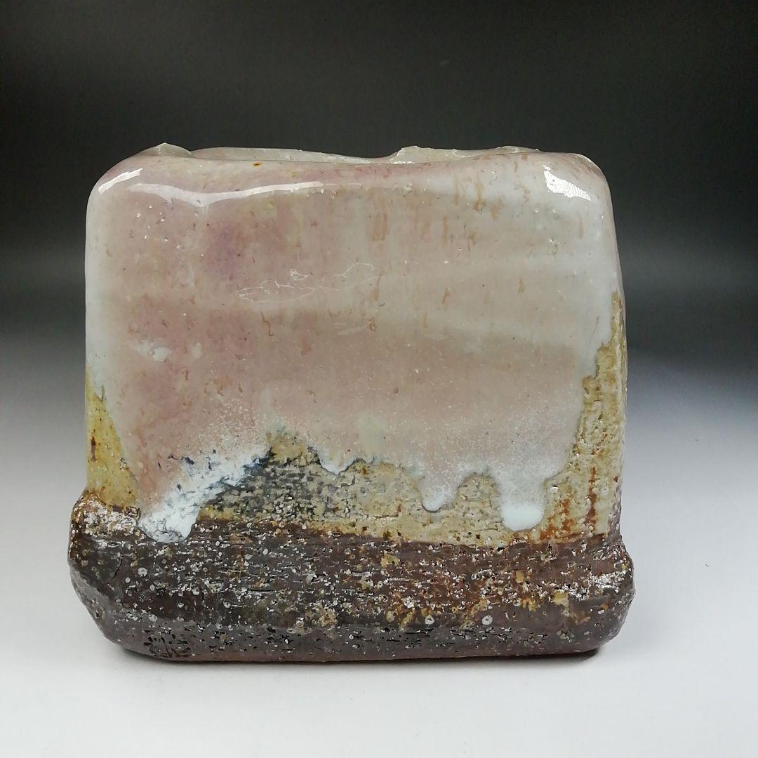 Ｔ８９３　水指　『萩焼』『吉田仙萩 造』　共箱　茶道具