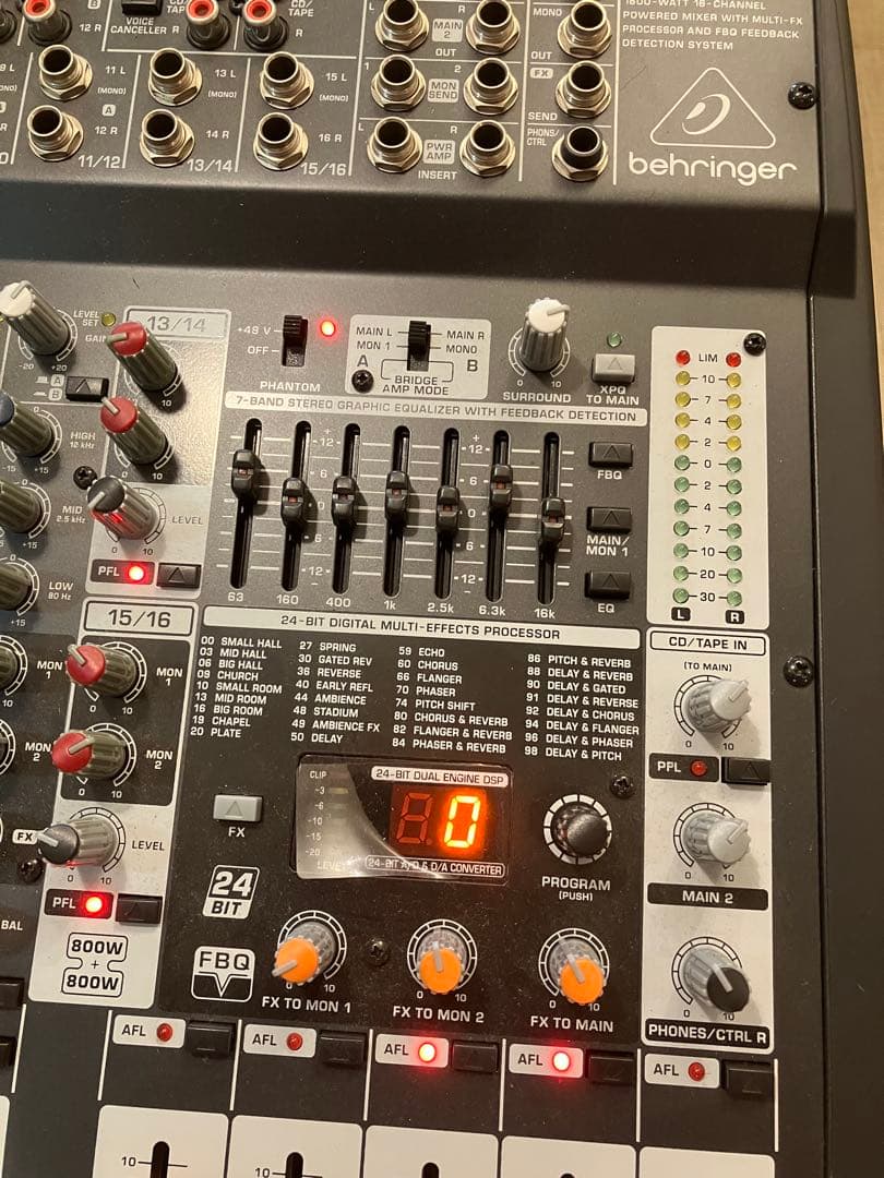 【限定1台】Behringer PMP4000 パワードミキサー