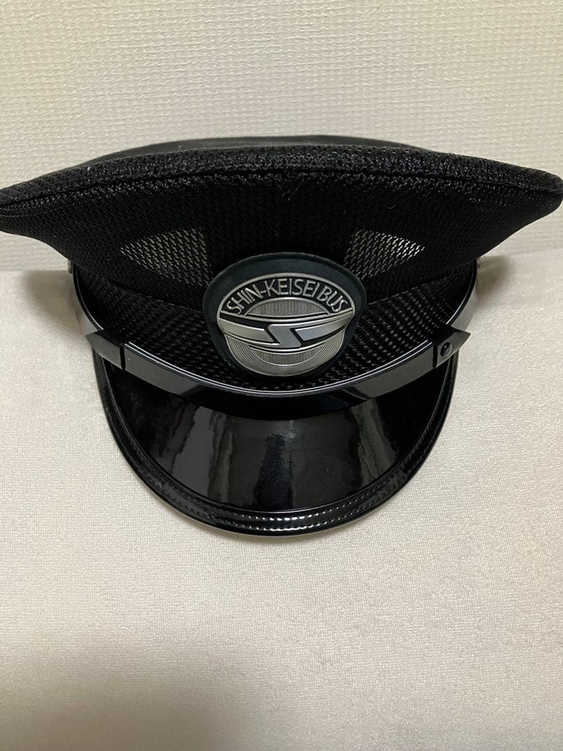 SHIN KEISEI BUS 新京成バス帽子 サイズ59 新品ネクタイ付き