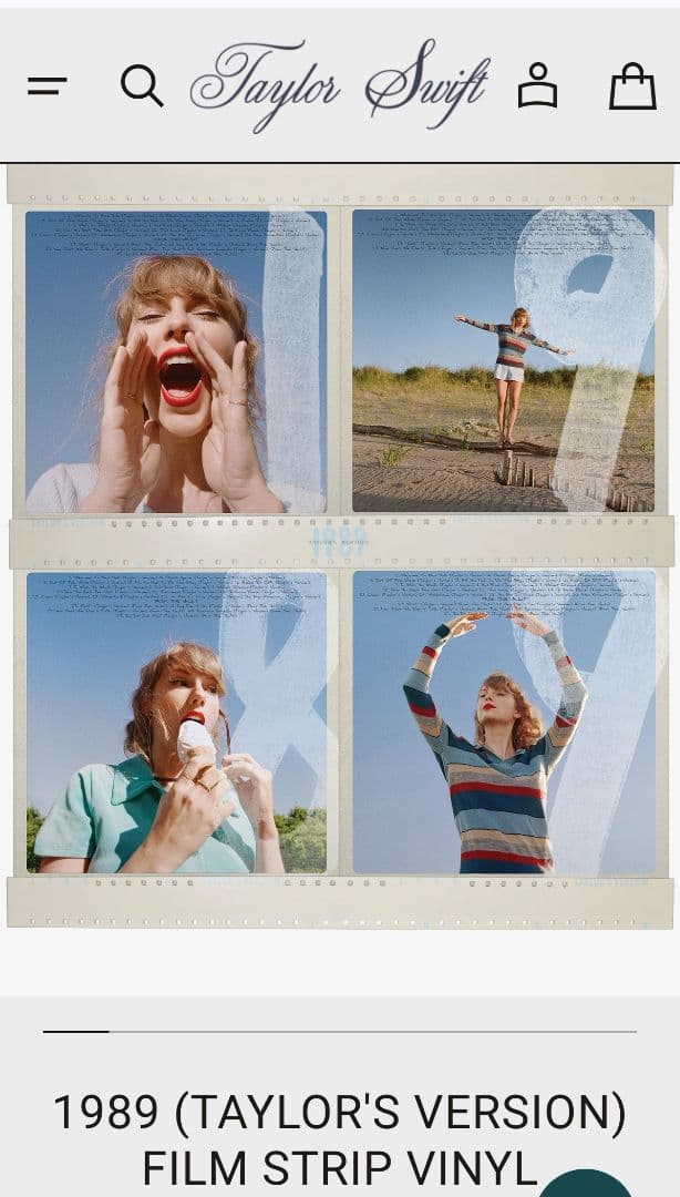 1989年（テイラー版）フィルムストリップCDディスプレイ棚