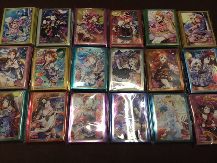 ラブライブ μ’s Aqours スリーブ  18種類セット