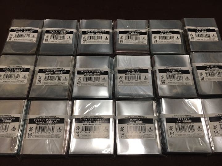 ラブライブ μ’s Aqours スリーブ  18種類セット