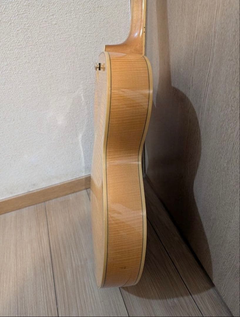 良品、フルアコギター、Ibanez AF105 NT パーツ一部交換